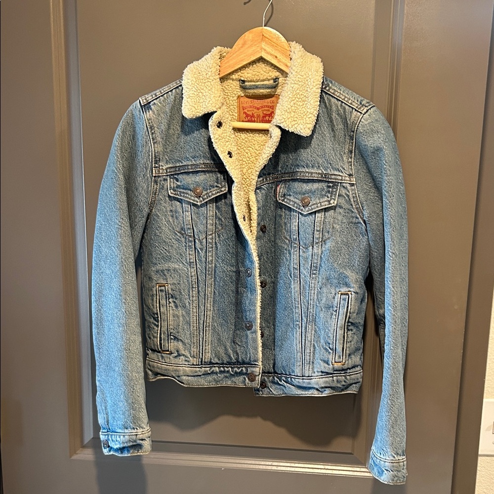 Levi's Denim Sherpa Jacket